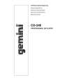 GEMINI CD-240 Manual de Usuario
