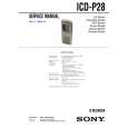 SONY ICDP28 Manual de Servicio