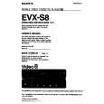 SONY EVX-S8 Manual de Usuario