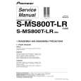 PIONEER S-MS800T-LR/XJM/E Manual de Servicio
