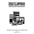 TRICITY BENDIX BF421W Manual de Usuario