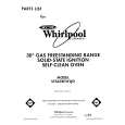 WHIRLPOOL SF365BEWN2 Catálogo de piezas