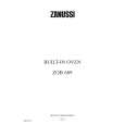 ZANUSSI ZOB689W Manual de Usuario