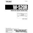 TEAC W520R Manual de Usuario