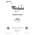 WHIRLPOOL LE4900XMW1 Catálogo de piezas