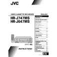 JVC HR-J747MS Manual de Usuario
