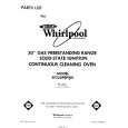 WHIRLPOOL SF330PEPW0 Catálogo de piezas