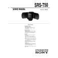 SONY SRS-T50 Manual de Servicio