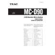 TEAC MC-D90 Manual de Usuario