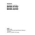 SONY BKM-42HD Manual de Servicio