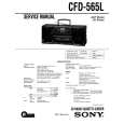 SONY CFD565L Manual de Servicio