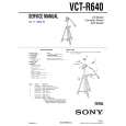 SONY VCTR640 Manual de Servicio