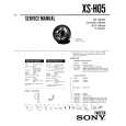 SONY XSH505 Manual de Servicio
