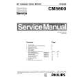 PHILIPS CM5600 CHASSIS Manual de Servicio