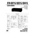 SONY STRGX215 Manual de Servicio