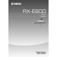 YAMAHA RX-E600 Manual de Usuario