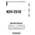 PIONEER KEH-2510 Manual de Usuario