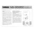 YAMAHA NS-9595 Manual de Usuario
