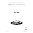 ROSENLEW RJP 396 Manual de Usuario