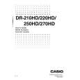 CASIO DR-270HD Manual del propietario