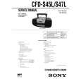 SONY CFDS45L Manual de Servicio