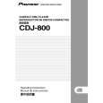 PIONEER CDJ-800/RLTXJ Manual de Usuario