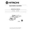 HITACHI G12SA Manual de Usuario