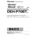 PIONEER DEH-P70BT Manual de Servicio