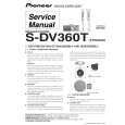 PIONEER S-DV360T/XTW/EW5 Manual de Servicio