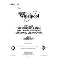 WHIRLPOOL SF3020ERW5 Catálogo de piezas