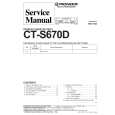 PIONEER CT-S670D Manual de Servicio
