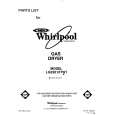 WHIRLPOOL LG5201XTW1 Catálogo de piezas
