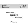 PIONEER CDX-FM677/XN/UC Manual de Usuario
