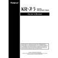ROLAND KR-5 Manual de Usuario