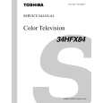 TOSHIBA 34HFX84 Manual de Servicio