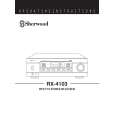SHERWOOD RX-4103 Manual de Usuario