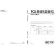 SONY PCGZ505RX Manual de Servicio