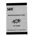 SEG CT2103A Manual de Usuario