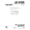 SONY LBTD115CD Manual de Servicio