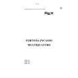 REX-ELECTROLUX FMT4G Manual de Usuario