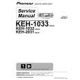 PIONEER KEH-1032/XM/EW Manual de Servicio