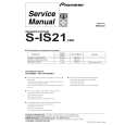 PIONEER S-IS21/XBR Manual de Servicio