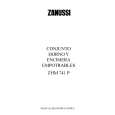 ZANUSSI ZHM741PN/1 Manual de Usuario