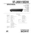 SONY ST-JX661 Manual de Servicio