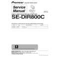 PIONEER SE-DIR800C/NYXZC5 Manual de Servicio