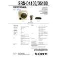 SONY SRSD4100 Manual de Servicio