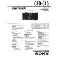 SONY CFD515 Manual de Servicio
