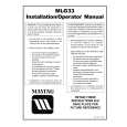 WHIRLPOOL MLG33PDAWW Manual de Instalación