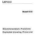 LENCO B55 Catálogo de piezas