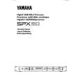 YAMAHA SPX90 Manual de Usuario